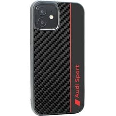 Audi Carbon Fiber Stripe Case kaina ir informacija | Telefono dėklai | pigu.lt