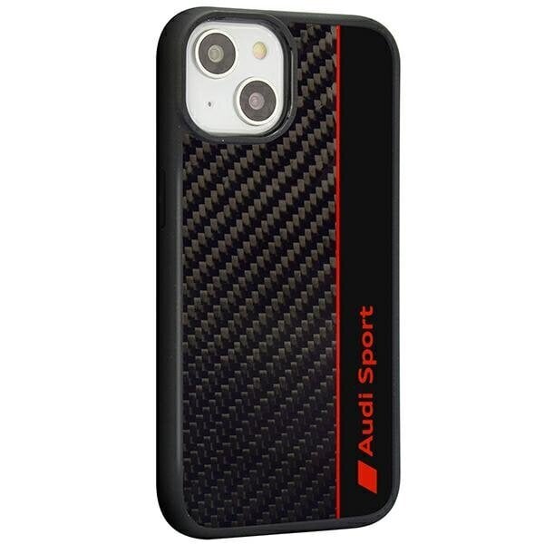 Audi Carbon Fiber Stripe Case kaina ir informacija | Telefono dėklai | pigu.lt