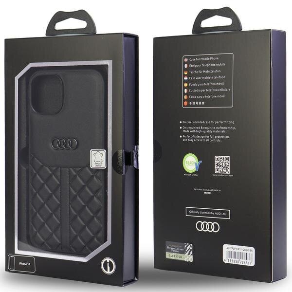 Audi Genuine Leather Case kaina ir informacija | Telefono dėklai | pigu.lt