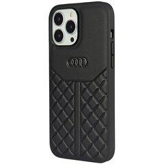 Audi Genuine Leather iPhone 13 Pro | 13 6.1" czarny|black hardcase AU-TPUPCIP13P-Q8|D1-BK цена и информация | Чехлы для телефонов | pigu.lt