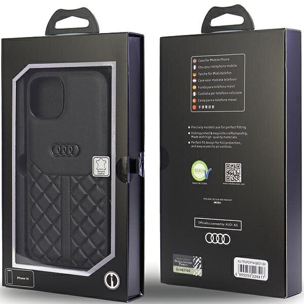 Audi Genuine Leather Case kaina ir informacija | Telefono dėklai | pigu.lt