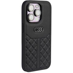 Audi Genuine Leather iPhone 13 Pro Max 6.7" czarny|black hardcase AU-TPUPCIP13PM-Q8|D1-BK цена и информация | Чехлы для телефонов | pigu.lt