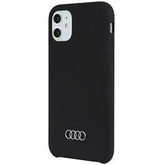 Audi Silicone Case iPhone 14 Pro Max 6.7" czarny|black hardcase AU-LSRIP14PM-Q3|D1-BK цена и информация | Чехлы для телефонов | pigu.lt