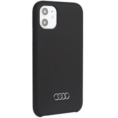 Audi Silicone Case iPhone 14 Pro Max 6.7" czarny|black hardcase AU-LSRIP14PM-Q3|D1-BK цена и информация | Чехлы для телефонов | pigu.lt