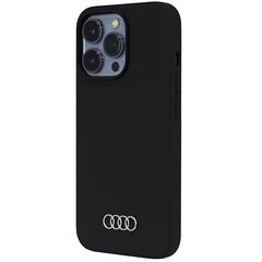 Audi Silicone Case iPhone 13 Pro | 13 6.1" czarny|black hardcase AU-LSRIP13P-Q3|D1-BK цена и информация | Чехлы для телефонов | pigu.lt