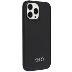 Audi Silicone Case iPhone 13 Pro Max 6.7" czarny|black hardcase AU-LSRIP13PM-Q3|D1-BK цена и информация | Чехлы для телефонов | pigu.lt