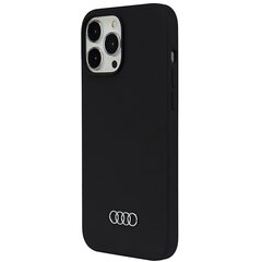 Audi Silicone Case iPhone 13 Pro Max 6.7" czarny|black hardcase AU-LSRIP13PM-Q3|D1-BK цена и информация | Чехлы для телефонов | pigu.lt