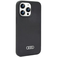 Audi Silicone Case iPhone 14 Pro Max 6.7" czarny|black hardcase AU-LSRIP14PM-Q3|D1-BK цена и информация | Чехлы для телефонов | pigu.lt