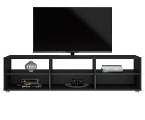 ТВ столик Media 6 Shelf, черный цена и информация | Тумбы под телевизор | pigu.lt