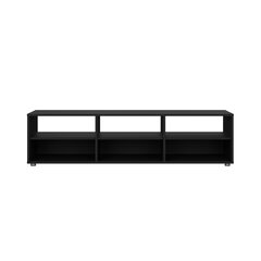 ТВ столик Media 6 Shelf, черный цена и информация | Тумбы под телевизор | pigu.lt