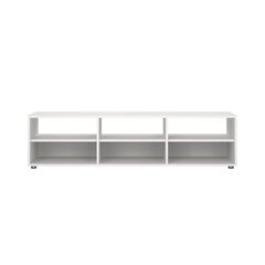 TV staliukas Media 6 Shelf, baltas kaina ir informacija | TV staliukai | pigu.lt