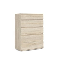 Nova Chest 5 drawers - Parcel Oak structure цена и информация | Комоды | pigu.lt