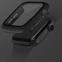 UNIQ etui Nautic Apple Watch Series 7|8 45mm czarny|black цена и информация | Аксессуары для смарт-часов и браслетов | pigu.lt