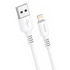 Кабель Foneng X85 3A USB-Lightning, 1 м (белый) цена и информация | Кабели для телефонов | pigu.lt