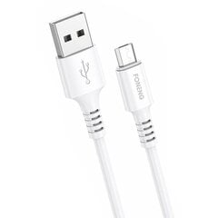 Кабель Foneng X85 3A USB-Micro USB, 1 м (белый) цена и информация | Кабели для телефонов | pigu.lt