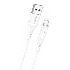 Кабель Foneng X81 2.1A USB-Micro USB, 1 м (белый) цена и информация | Кабели для телефонов | pigu.lt