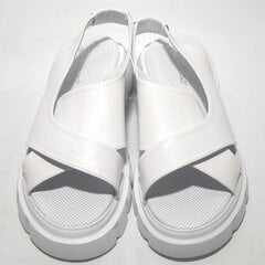 Кожаные туфли LIZZARO 248227, белые цена и информация | Женские босоножки | pigu.lt