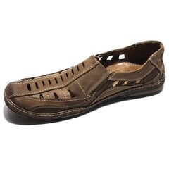 Кожаные туфли MARIO PALA 248277, коричневые цена и информация | Мужские кроссовки | pigu.lt
