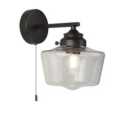 Searchlight настенный светильник School House 8708-1BK цена и информация | Настенные светильники | pigu.lt