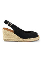 Espadrilės moterims Primohurt 108421, juodos kaina ir informacija | Bateliai moterims | pigu.lt