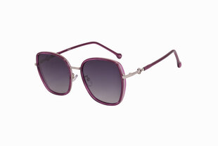 Поляризованные солнцезащитные очки с металлической оправой для женщин Trendy 2225 C4 58-20, серебристые & фиолетовые цена и информация | Женские солнцезащитные очки | pigu.lt