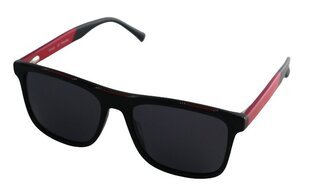 Поляризованные солнцезащитные очки для мужчин Trendy SP123 C1 55-17, черные & красные цена и информация | Солнцезащитные очки для мужчин | pigu.lt