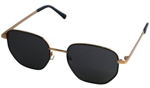 Поляризованные солнцезащитные очки с металлической оправой для мужчин Trendy SP 133 C8 52-19, черные & золотые цена и информация | Солнцезащитные очки для мужчин | pigu.lt