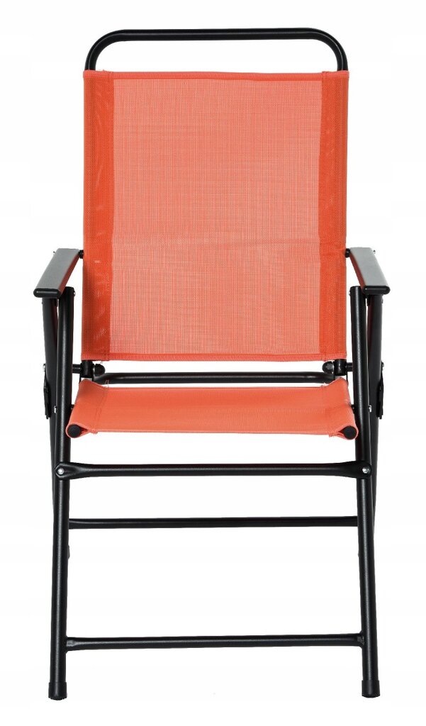 Lauko kėdė, oranžinė цена и информация | Lauko kėdės, foteliai, pufai | pigu.lt