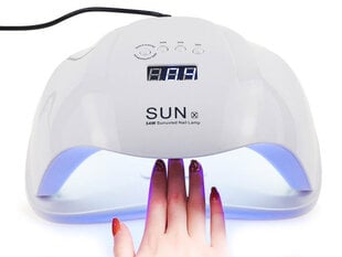 UV/LED лампа для ногтей SUN X, 36 LED 54Вт цена и информация | Аппараты для маникюра и педикюра | pigu.lt