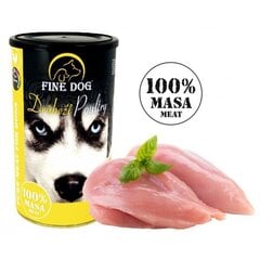 Fine Dog konservai šunims su vištiena, 1200gr kaina ir informacija | Konservai šunims | pigu.lt