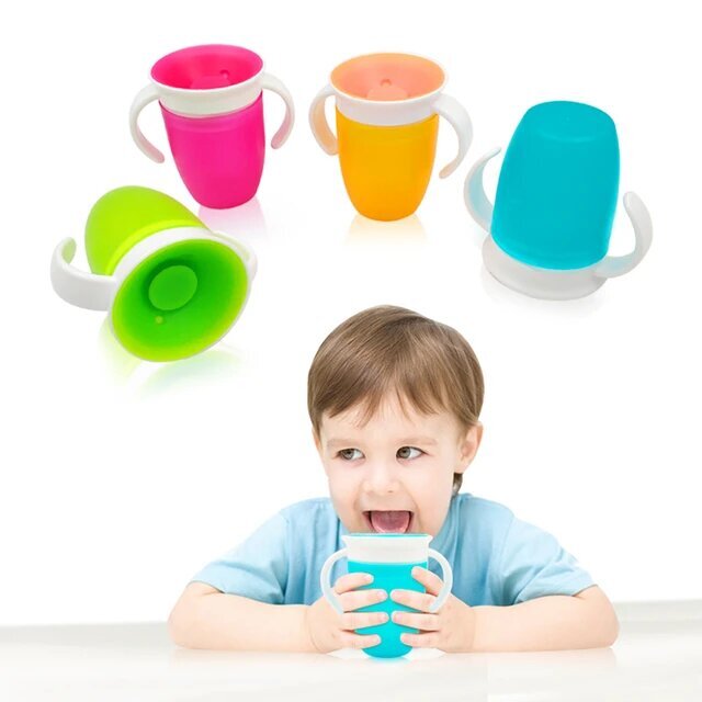 Geriamasis puodelis vaikams Magic Cup, 6 mėn+, mėlynas цена и информация | Buteliukai kūdikiams ir jų priedai | pigu.lt