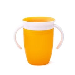 Geriamasis puodelis vaikams Magic Cup, 6 mėn+, oranžinis цена и информация | Бутылочки и аксессуары | pigu.lt