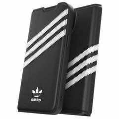 Adidas OR Booklet Case PU iPhone 14 6.1" black|black white 50195 цена и информация | Чехлы для телефонов | pigu.lt
