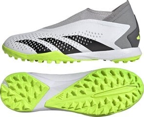 Futbolo batai Adidas Predator Accuracy.3 LL TF, 44 2/3 dydis, pilki/žali kaina ir informacija | Futbolo bateliai | pigu.lt