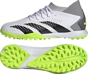 Futbolo batai Adidas Predator Accuracy.3 TF, 42 2/3 dydis, pilki/žali kaina ir informacija | Futbolo bateliai | pigu.lt