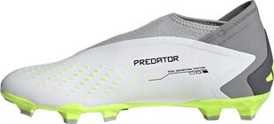 Futbolo batai Adidas Predator Accuracy.3 LL FG, 46 2/3 dydis, pilki/žali kaina ir informacija | Futbolo bateliai | pigu.lt