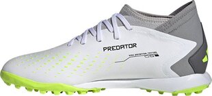 Бутсы футбольные Adidas Predator Accuracy.3 TF, размер 41 1/3, серого/зеленого цвета цена и информация | Футбольные бутсы | pigu.lt