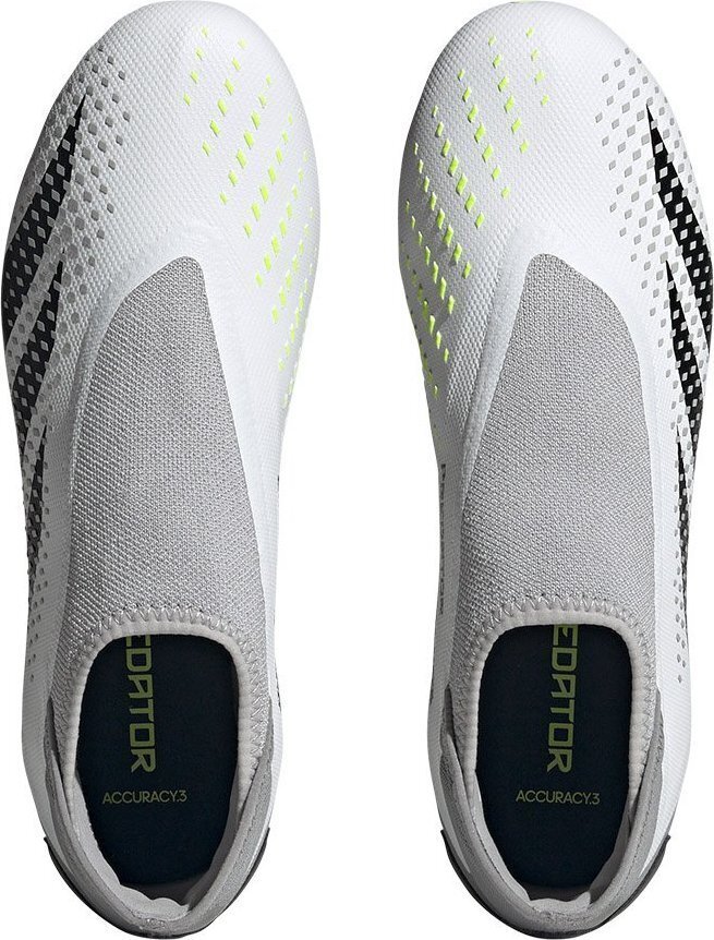 Futbolo batai Adidas Predator Accuracy.3 LL FG, 42 2/3 dydis, pilki/žali kaina ir informacija | Futbolo bateliai | pigu.lt