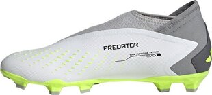 Futbolo batai Adidas Predator Accuracy.3 LL FG, 42 2/3 dydis, pilki/žali kaina ir informacija | Futbolo bateliai | pigu.lt