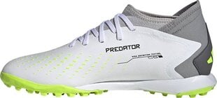 Futbolo batai Adidas Predator Accuracy.3 TF, 45 1/3 dydis, pilki/žali kaina ir informacija | Futbolo bateliai | pigu.lt