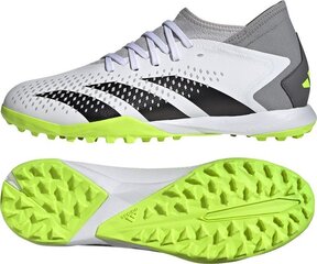 Futbolo batai Adidas Predator Accuracy.3 TF, 39 1/3 dydis, pilki/žali kaina ir informacija | Futbolo bateliai | pigu.lt