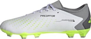 Futbolo batai Adidas Predator Accuracy.3 L FG, 46 2/3 dydis, pilki/žali kaina ir informacija | Futbolo bateliai | pigu.lt
