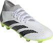 Futbolo batai Adidas Predator Accuracy.3 FG, 46 dydis, pilki/žali kaina ir informacija | Futbolo bateliai | pigu.lt