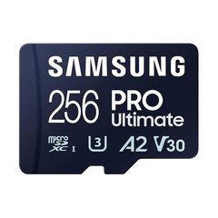 MemCard. Samsung Micro SDXC 256GB Pro Ultimate цена и информация | Карты памяти для фотоаппаратов, камер | pigu.lt