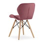 4-ių valgomojo kėdžių komplektas Lago, rožinis цена и информация | Virtuvės ir valgomojo kėdės | pigu.lt