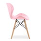 4-ių valgomojo kėdžių komplektas Lago, rožinis kaina ir informacija | Virtuvės ir valgomojo kėdės | pigu.lt
