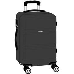 Mažas lagaminas Safta, S, pilkas kaina ir informacija | Lagaminai, kelioniniai krepšiai | pigu.lt