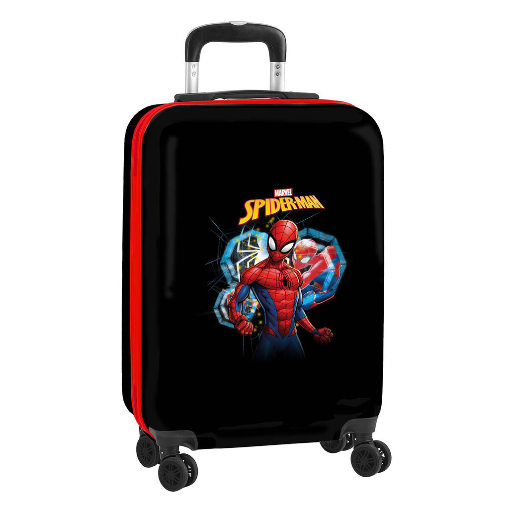 Mažas salono lagaminas Spiderman Hero, juodas kaina ir informacija | Lagaminai, kelioniniai krepšiai | pigu.lt