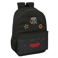 Mokyklinis krepšys Stranger Things, juodas kaina ir informacija | Kuprinės mokyklai, sportiniai maišeliai | pigu.lt