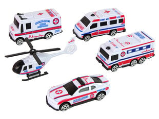 Ugniagesių ir greitosios pagalbos automobilių rinkinys Lean toys kaina ir informacija | Žaislai berniukams | pigu.lt